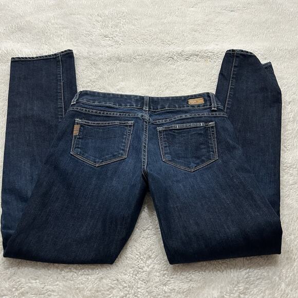 Paige VTG Y2K Hidden Hills Flare Boot Cut Denim Blue Jeans Womans Size 29x31 - Picture 4 of 8